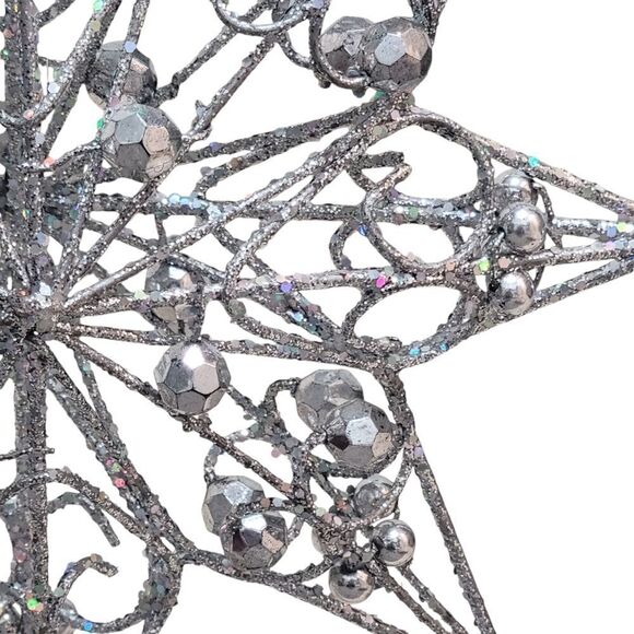 Silver Star tree topper - Picture 2 of 2